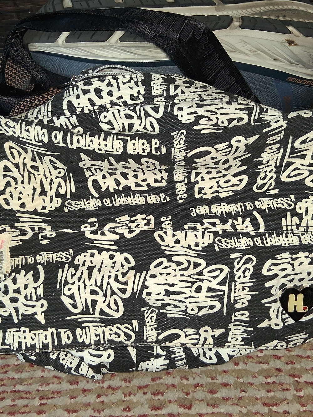 Black And White Laptop Bag
